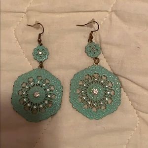 Forever 21 Mint earrings